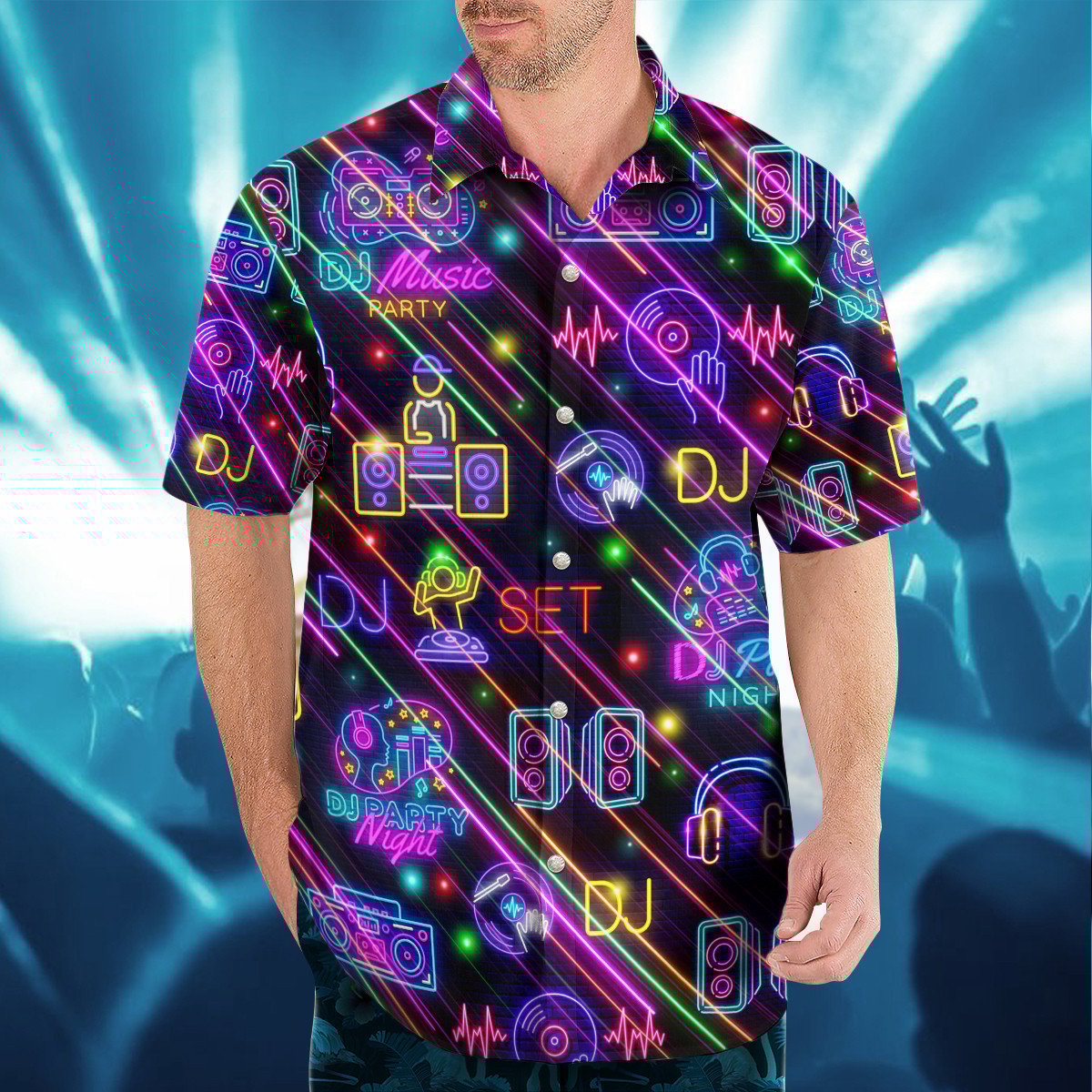 Disc Jockey Party Night Hawaii Shirt