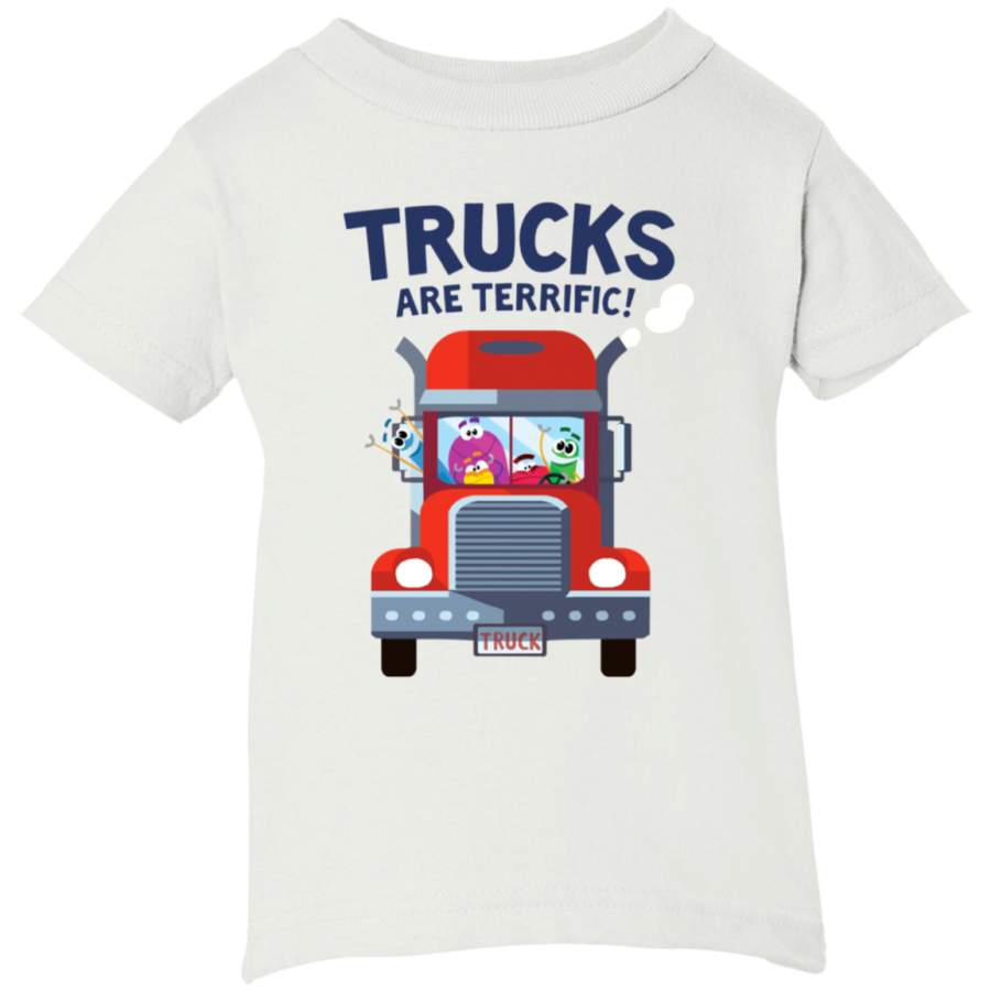 AGR ask the storybots trucks Infant Short Sleeve T-Shirt