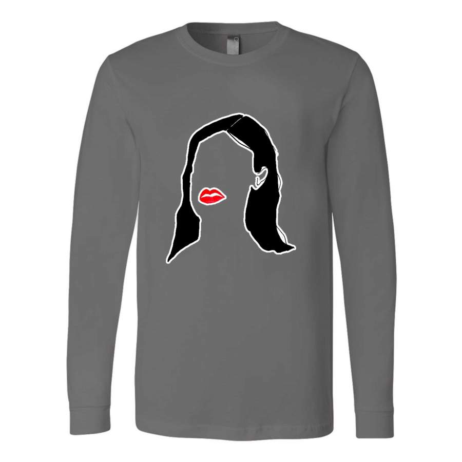 The Marlene Illustration Fetish Vintage Femme Fatale Long Sleeve T-Shirt