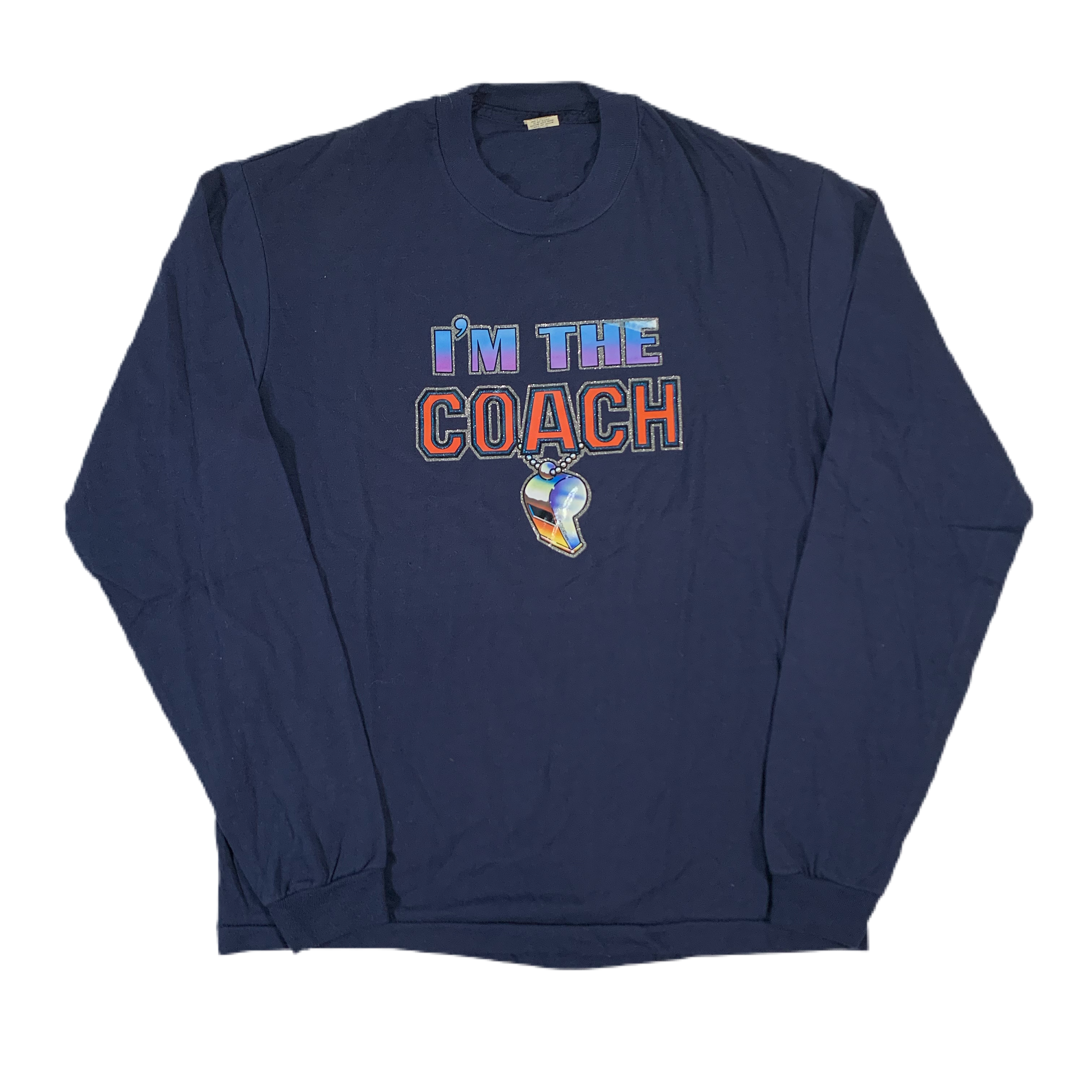 Vintage I am The Coach “Iron on” Long Sleeve Shirt