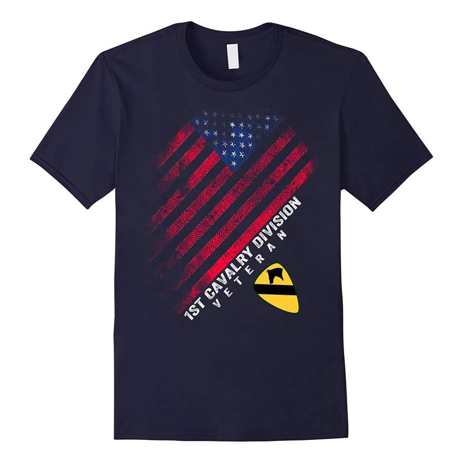 1st Cavalry Division Veteran Style T-Shirt