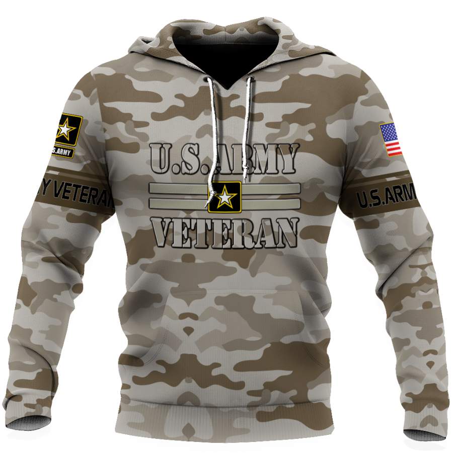 US Army Veteran 3D All Over Printed Shirts PD07122001