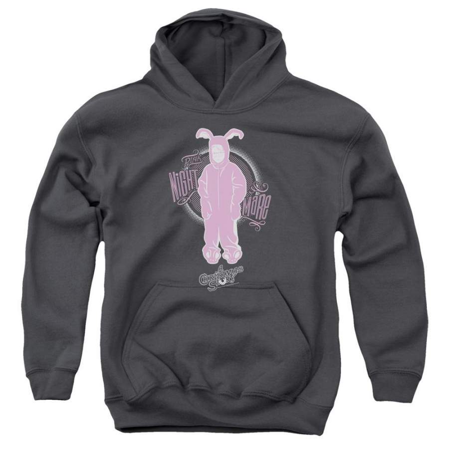 A Christmas Story Pink Nightmare Youth Hoodie (Ages 8-12)