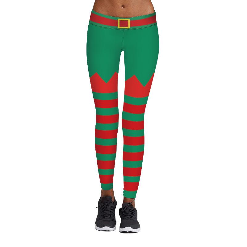 Christmas Leggings – Women 3D Xmas Theme Workout Legging