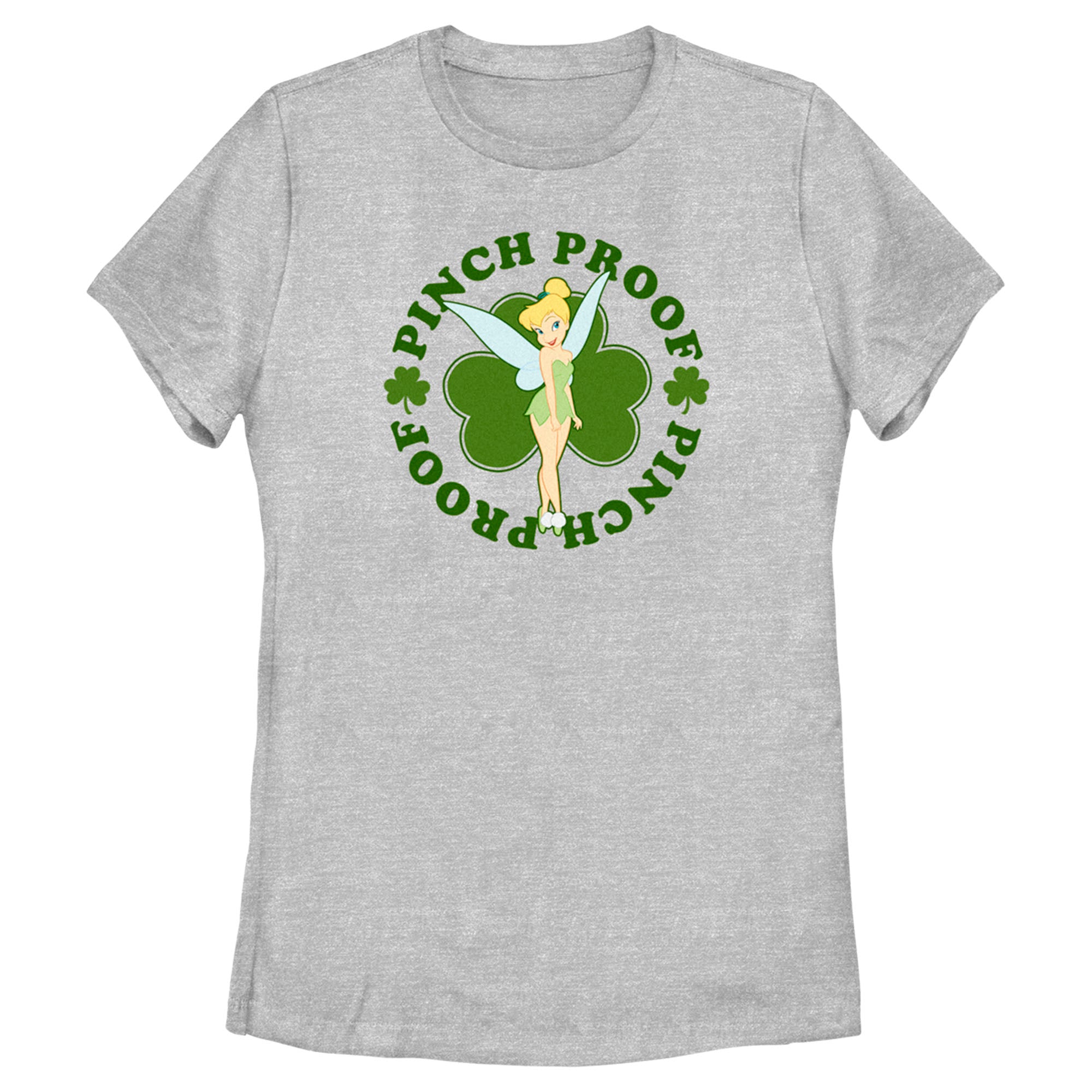 Women’S Peter Pan St. Patrick’S Day Pinch Proof Tinkerbell T-Shirt