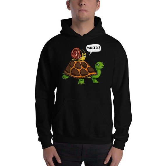 Snail Riding Turtle Hoodie Funny Snail Hoodie Cute Turtle Hoodie Tortoise Hoodie Animal Lover Gifts Snail Sweatshirt Turtle Gift