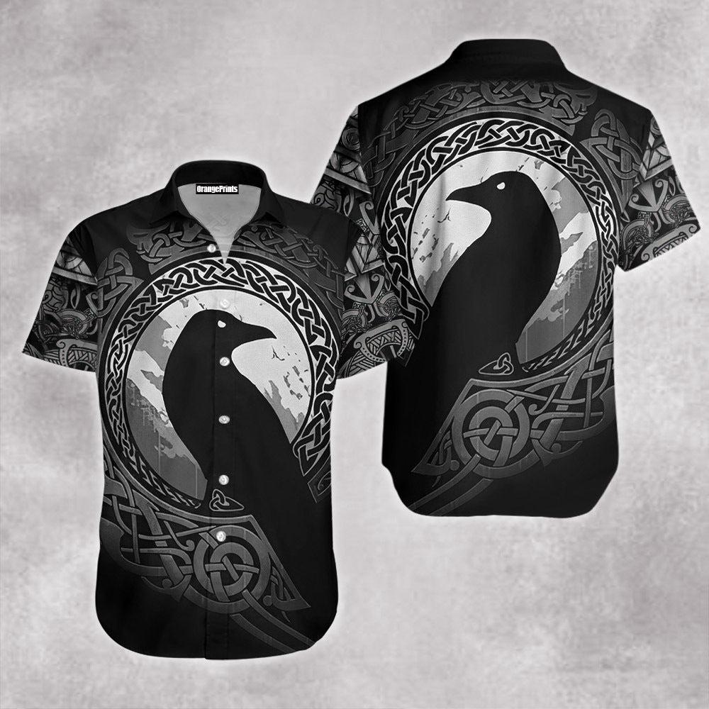 Raven Viking Black Hawaii Shirt For Men Women Ha24419