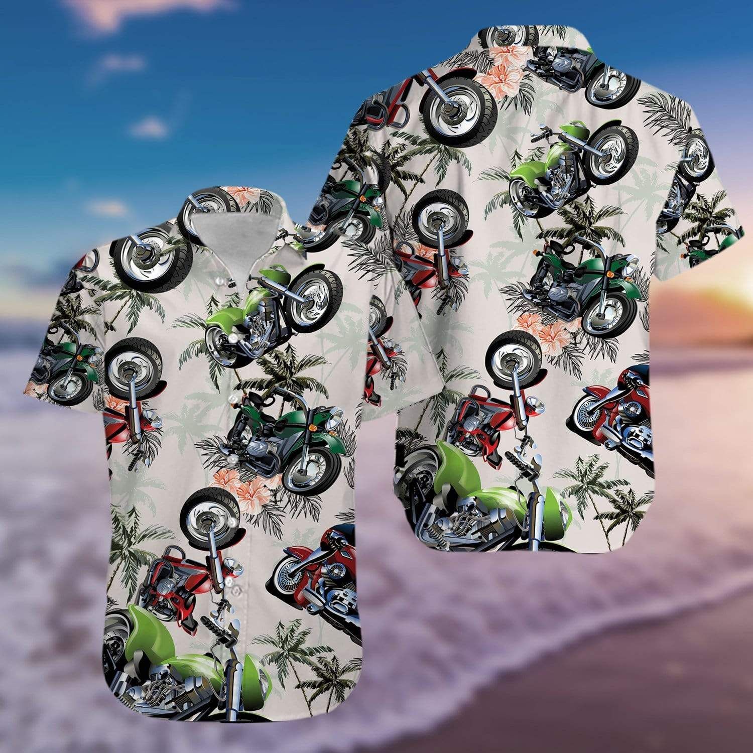 Buy Racing Motorbike Aloha Hawaii Shirts Ha19852