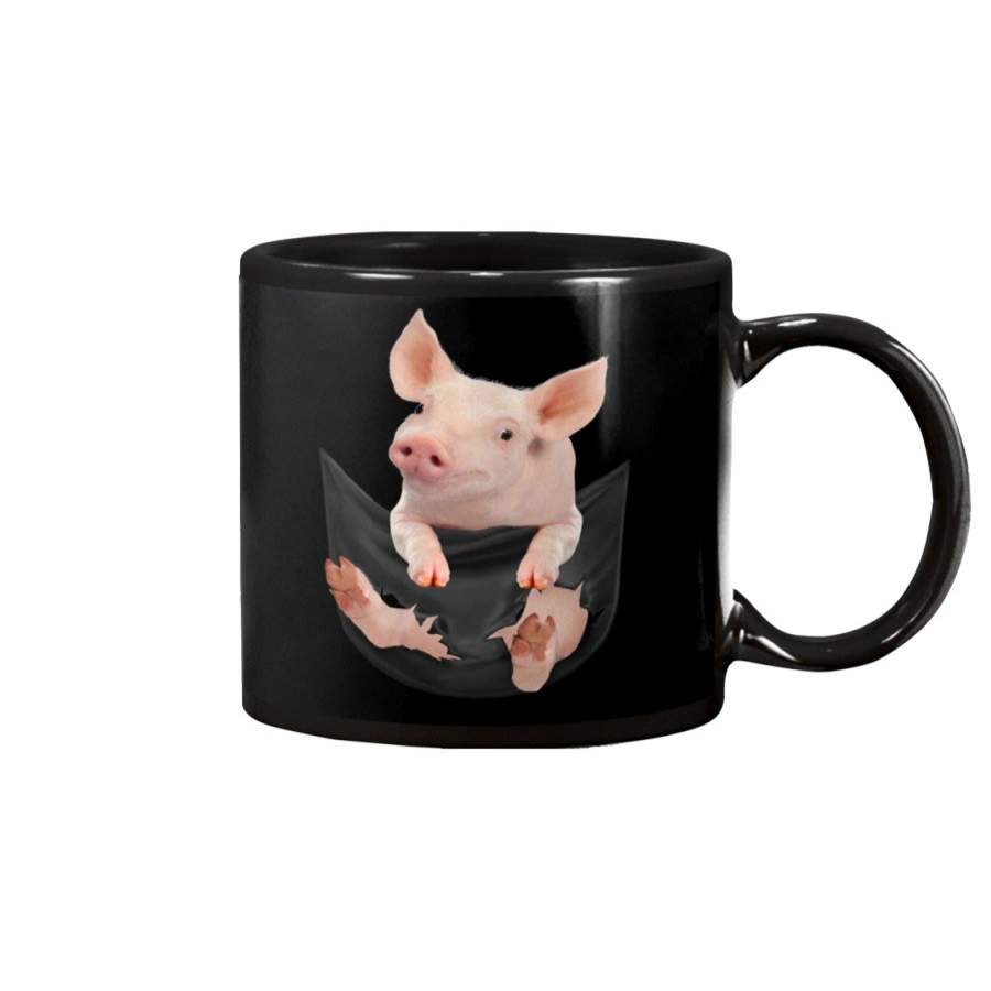 Pig In Pocket Gift For Animal Lovers Mug