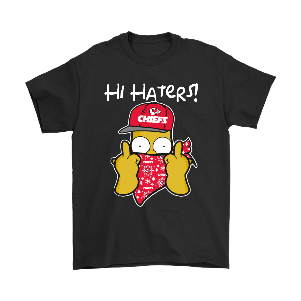 Cover your body with amazing The Simpsons Christmas Gangster Hi Hater Kansas City Chiefs Shirts