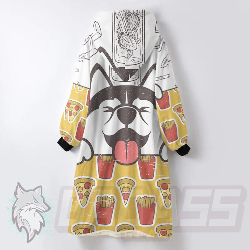 Happy Husky HUK-0016 Oversized Sherpa Blanket Hoodie