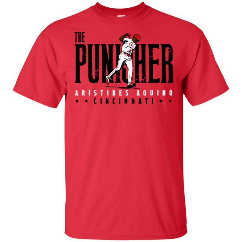 Aristides Aquino Cincinnati Reds The Punisher T-Shirt