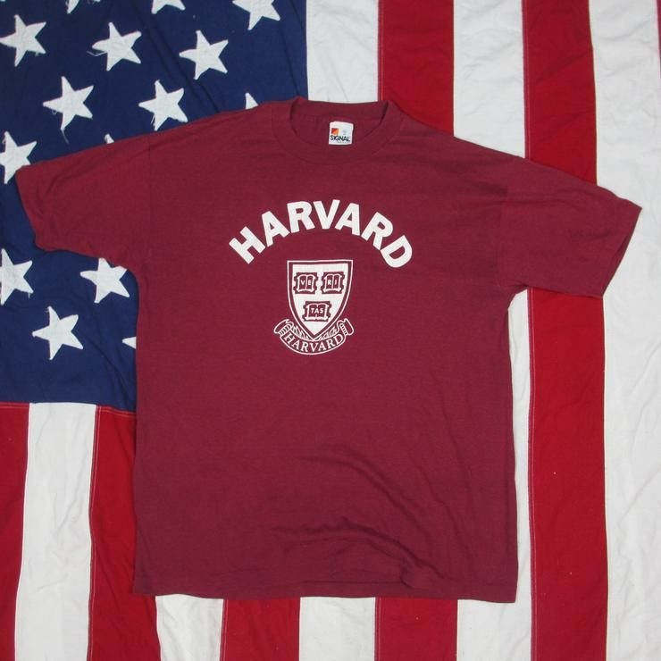 Vintage 1980 S Harvard University Seal Shirt