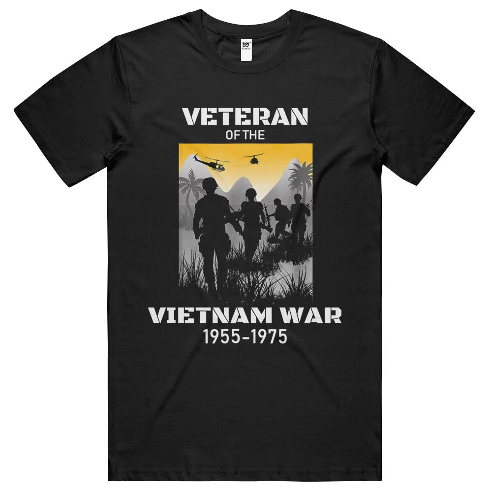 Vietnam War Us Army Veteran T Shirts For Men Vietnam Veteran Vet T Shirt Uh-1 Huey T Shirts