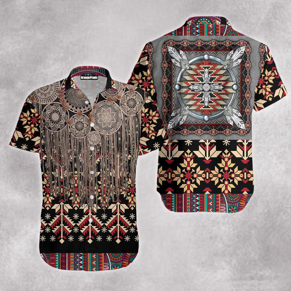 Native Pattern Hawaii Shirt For Men Women Ha107253