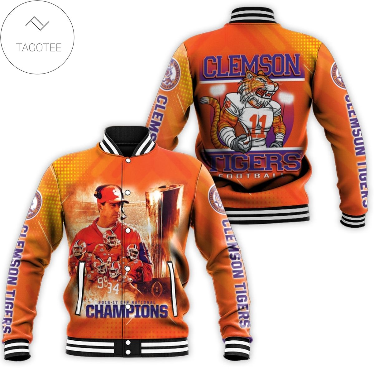 Clemson Tigers Baseball Jacket V1