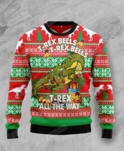 T-Rex Tree Christmas Christmas Ugly Sweater