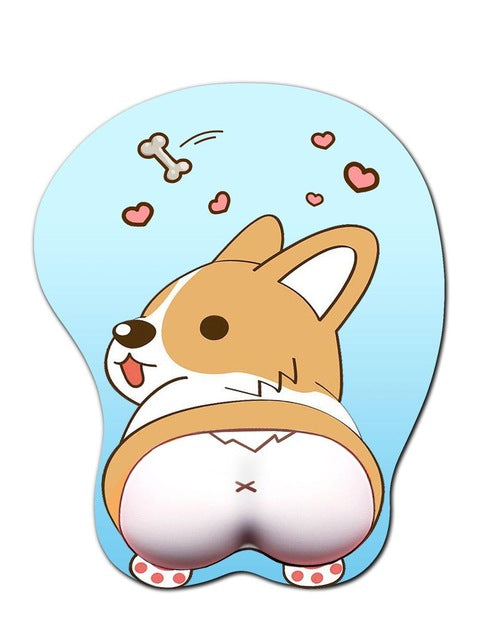 3D Corgi Mouse Pad