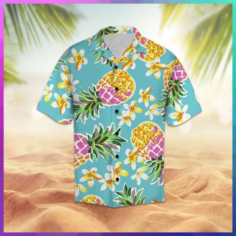 Amazing Pineapple Tropical Aloha Hawaii Shirts For Men Women Ha34485