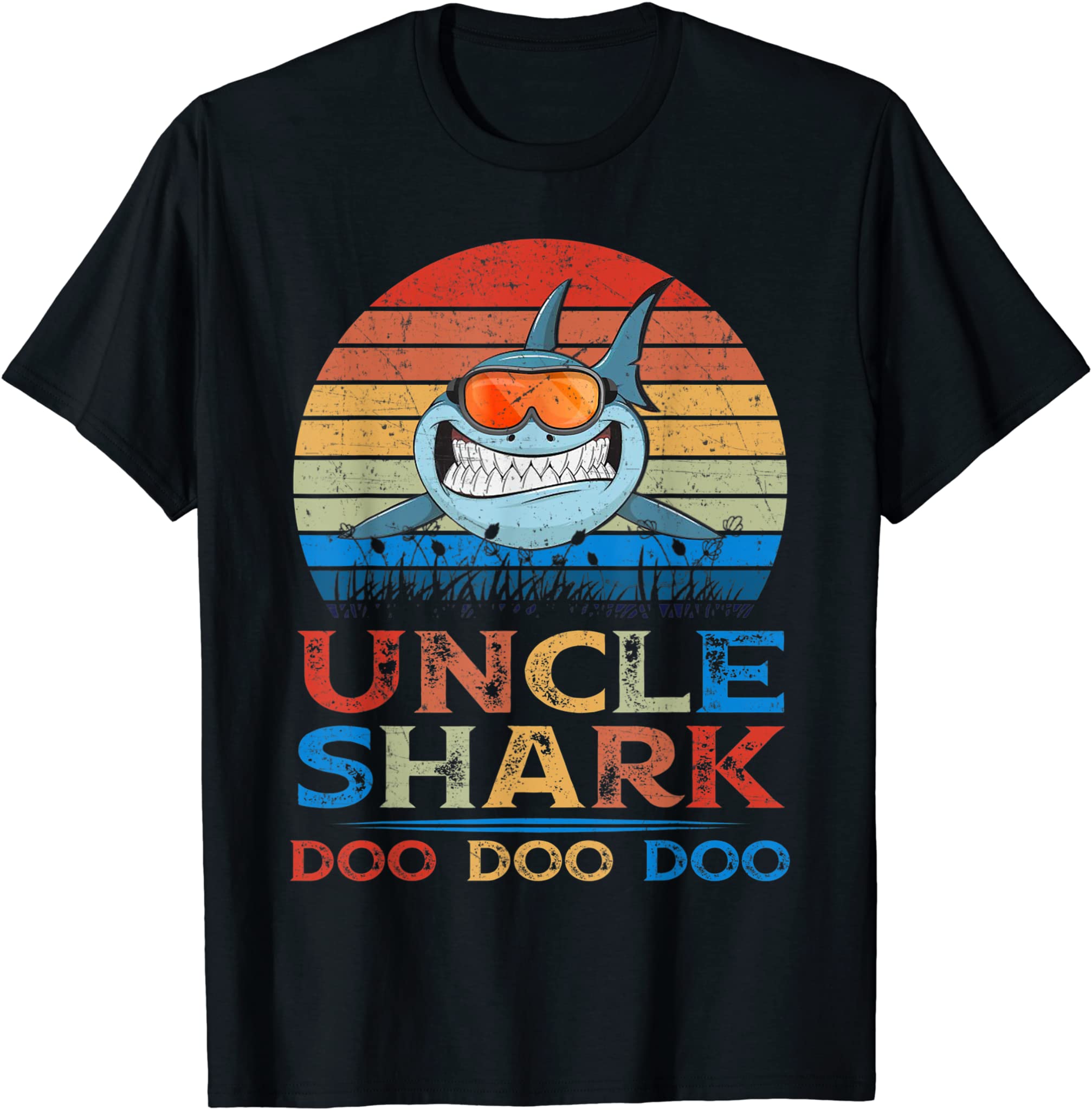 Uncle Shark Shirt Doo Doo Doo Fathers Day T Shirt