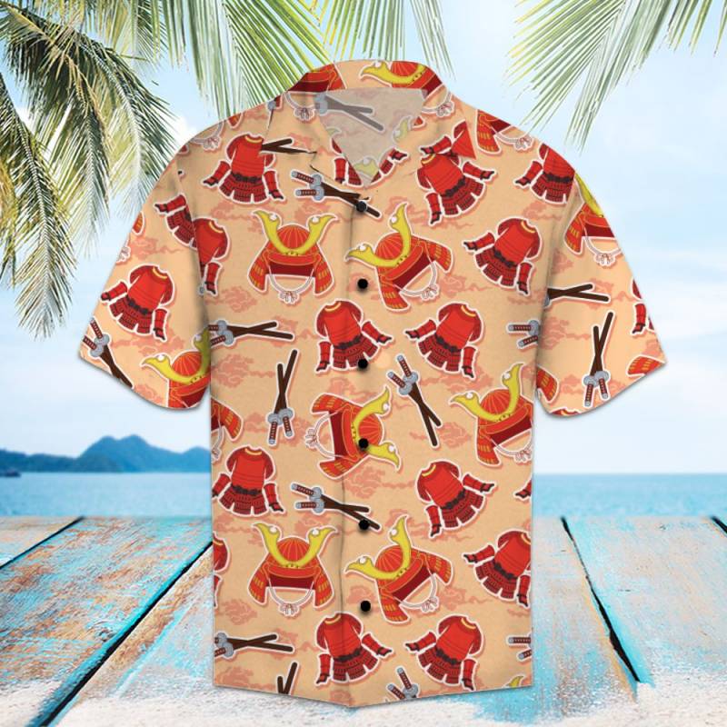 Amazing Samurai Hawaiian Shirt Ha89672