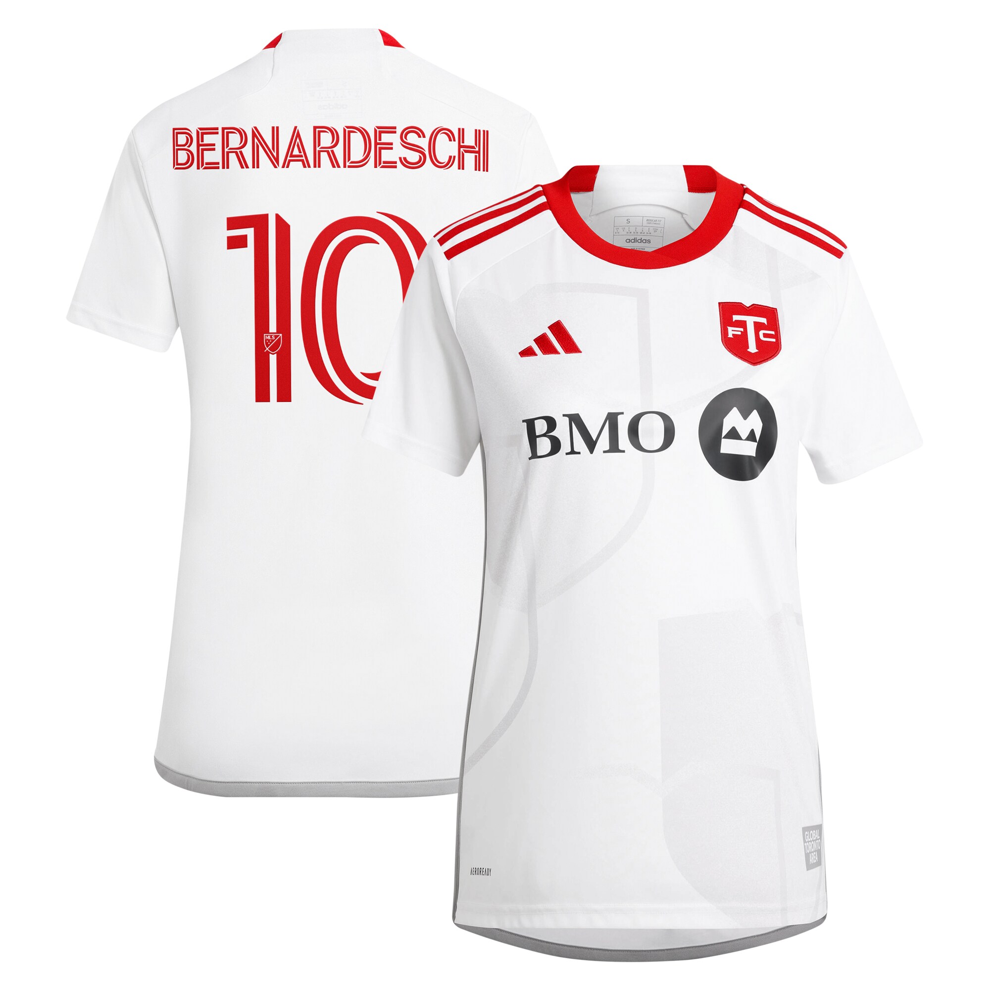 Federico Bernardeschi Toronto FC Women's 2024 GTA Kit Replica Player Jersey  White