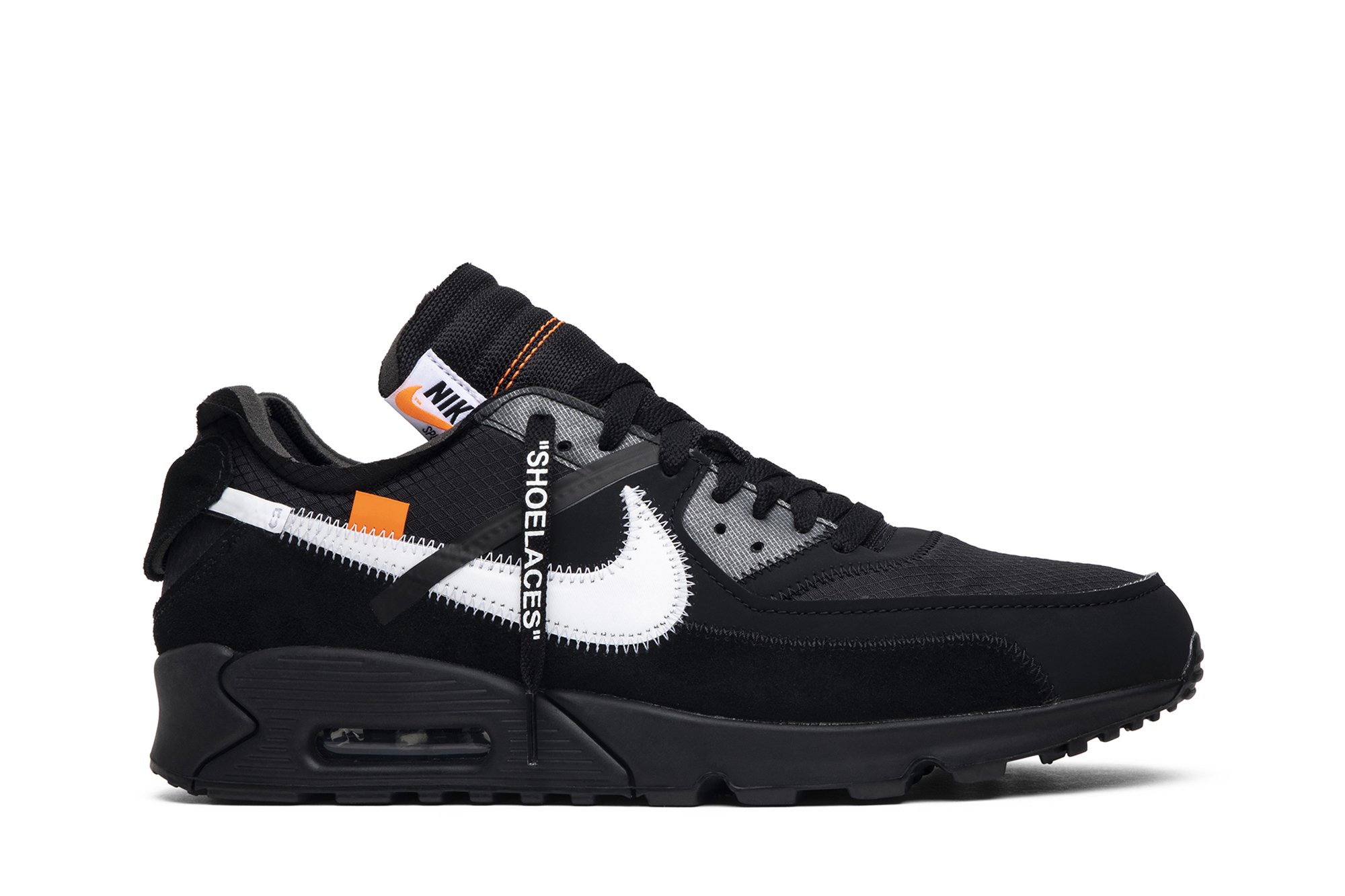 Nike Air Max 90 OFF-WHITE Black – Kohlrabis 191885816340