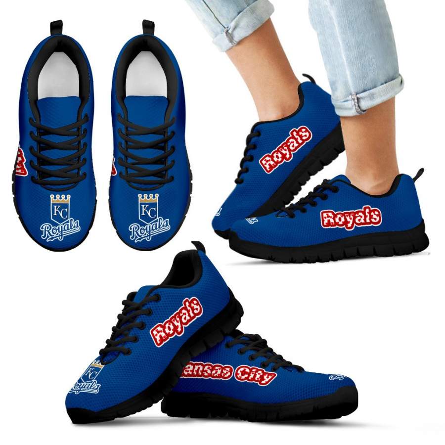 Magnificent Kansas City Royals Amazing Logo Sneakers