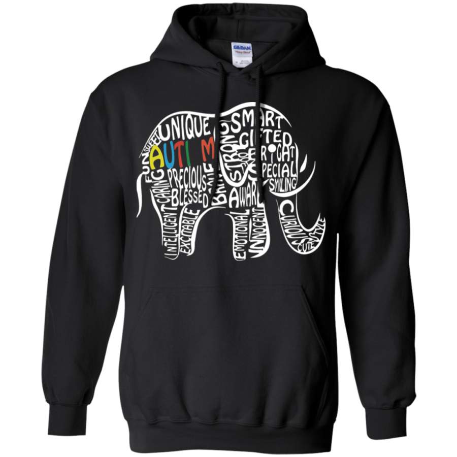 AGR Elephant Autism Let Them Fit In Here With Us Hoodie