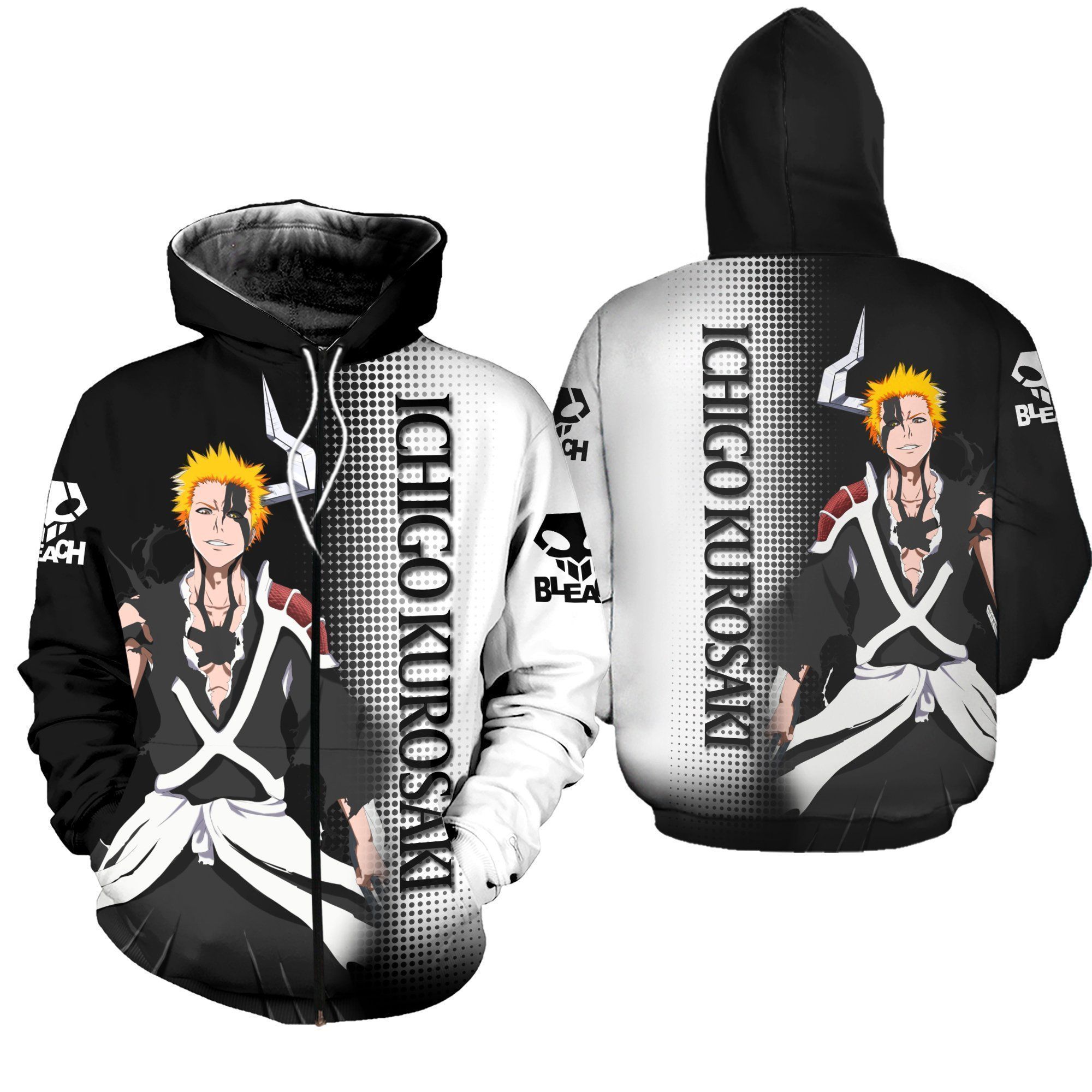 Bleach Ichigo Shirt Costume Bleach Anime Hoodie Jacket