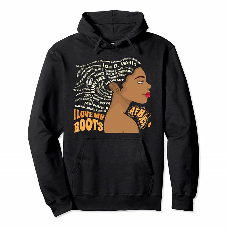 African American Black Afro Woman Melanin Rasta Hoodie, T Shirt, Sweatshirt