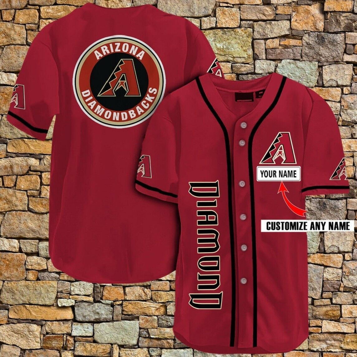 [Custom Name] Arizona Diamondbacks All Over Print Baseball Jersey For Fans