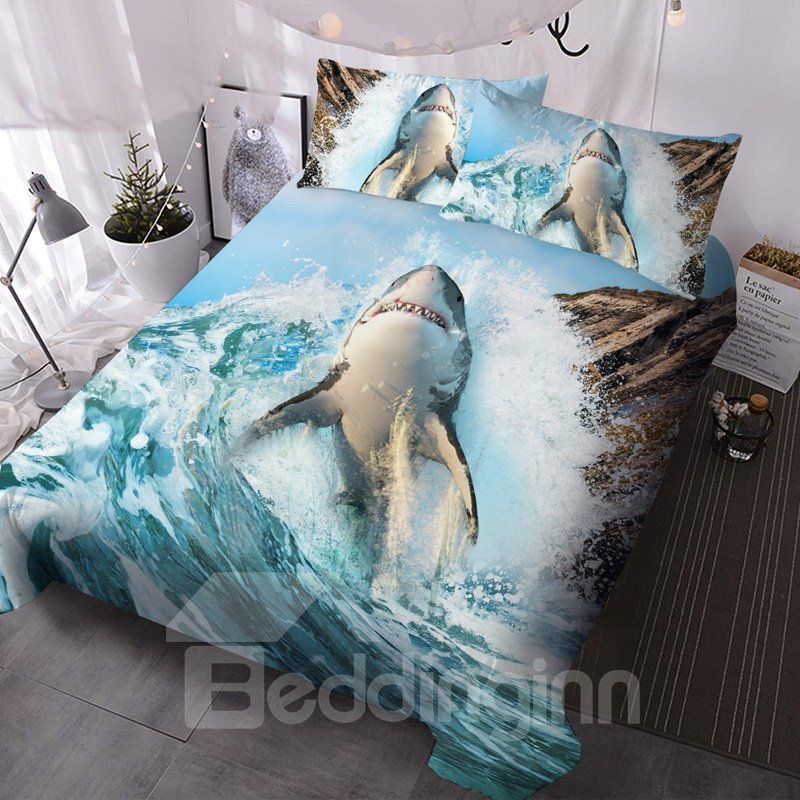 3D Shark DAC271138 Bedding Set