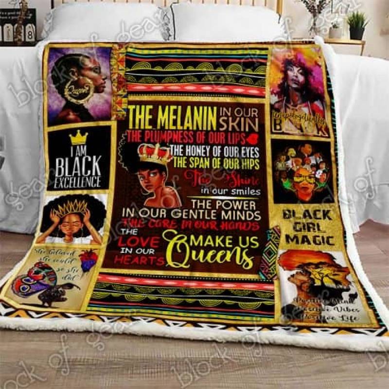 The Melanin Queen Sofa Blanket PSL749 Block Of Gear™