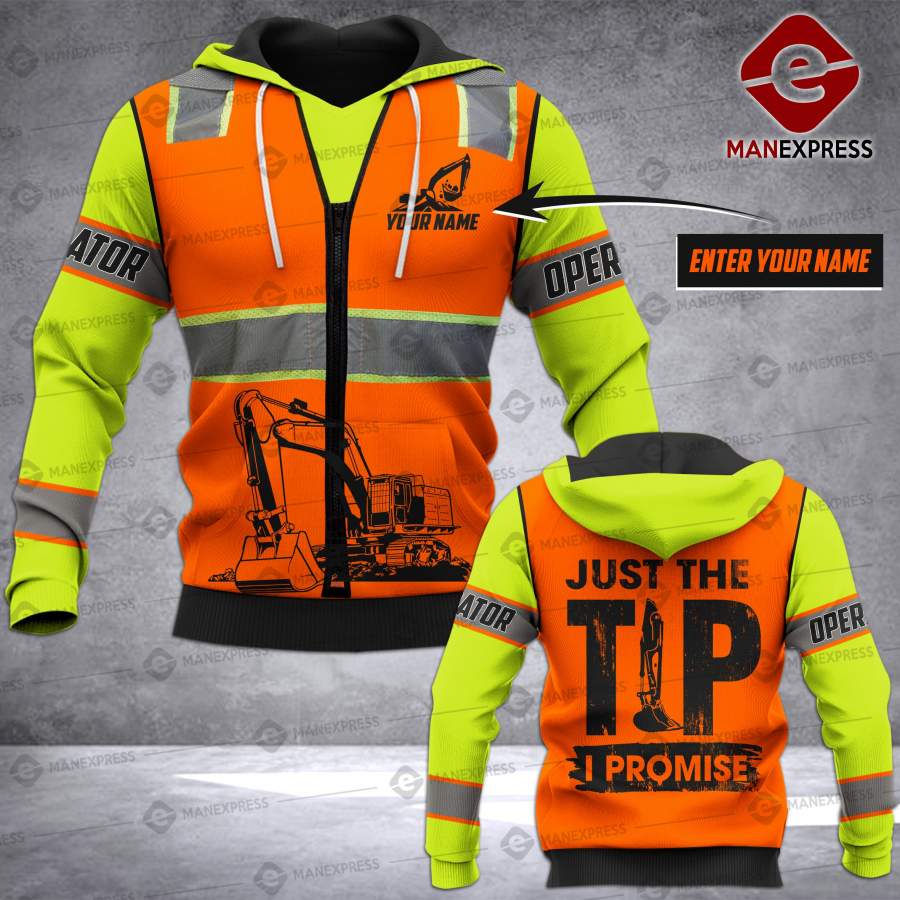 VH CUSTOMIZE EXCAVATOR HOODIE 3D ALL OVER PRINT 2910 PDT