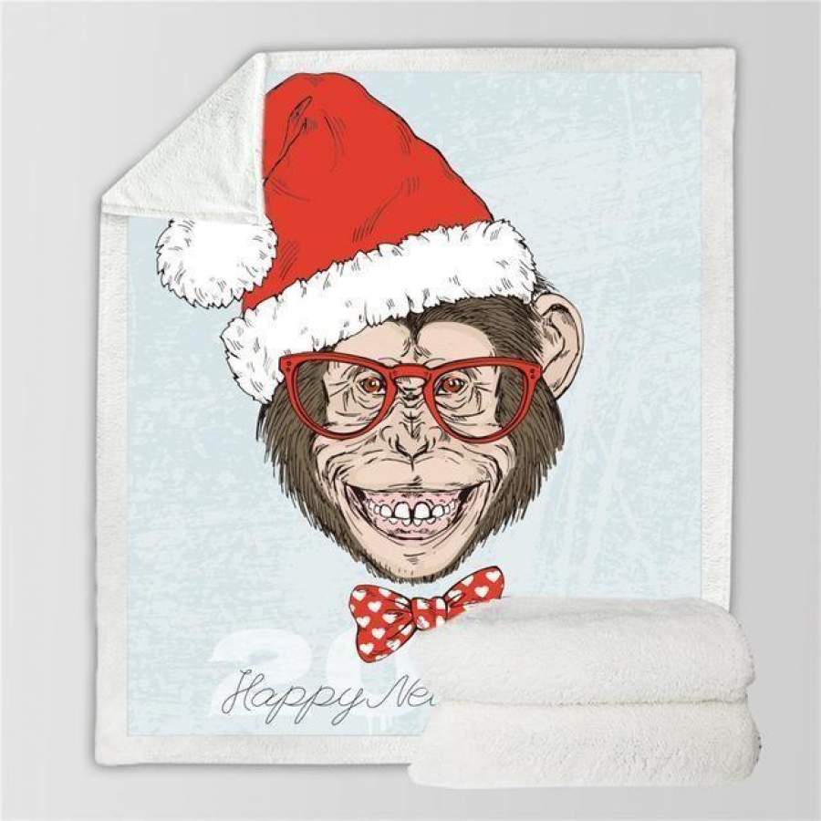 X-Mas Ugly Monkey Blanket Christmas Decoration Ideas Christmas Gift Ideas