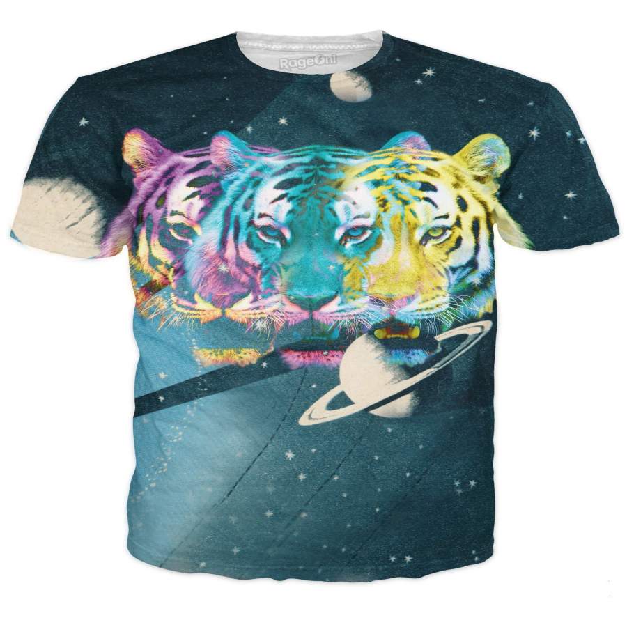 Trippy Triple Tiger T-Shirt