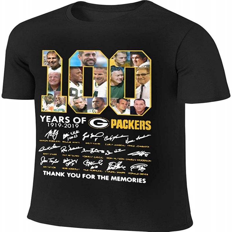 Green Bay Packers 100th Birthday Gift Thank You For Memories Shirt