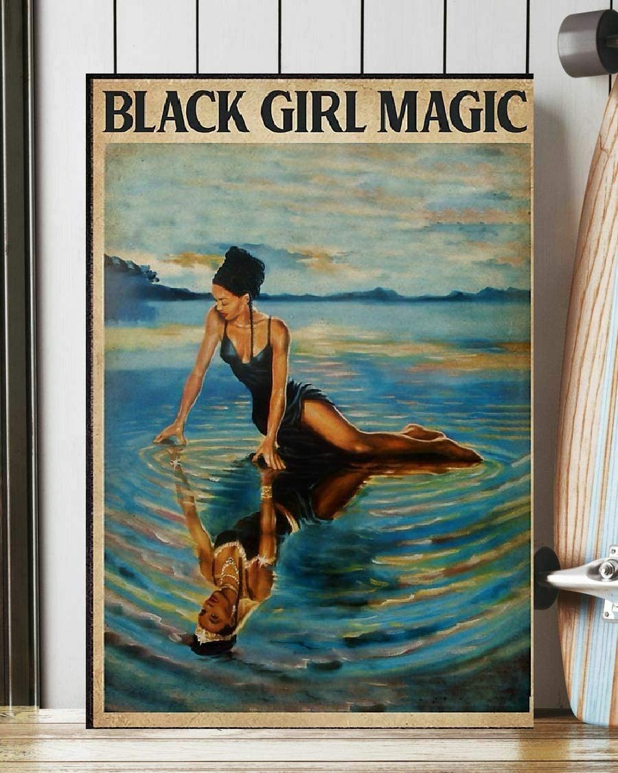 Black Girl Magic Black Queen Art Painting Gift Idea Poster