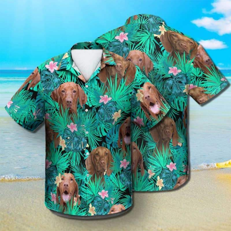 Felacia Vizsla Summer Leaves Hawaii Shirt Ha21432