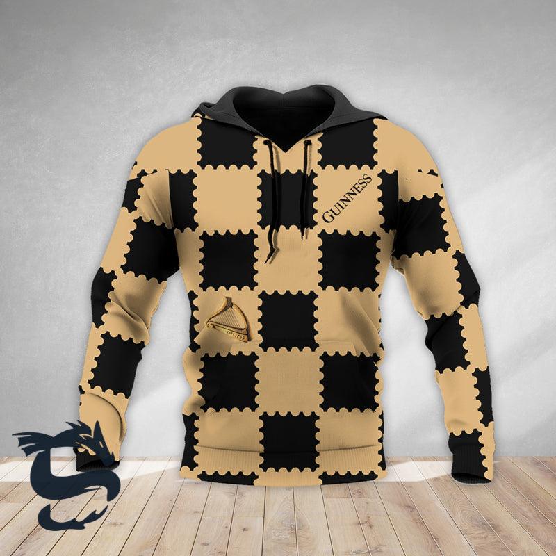 Gorgeous Gingham Guinness Beer Hoodie & Zip Hoodie