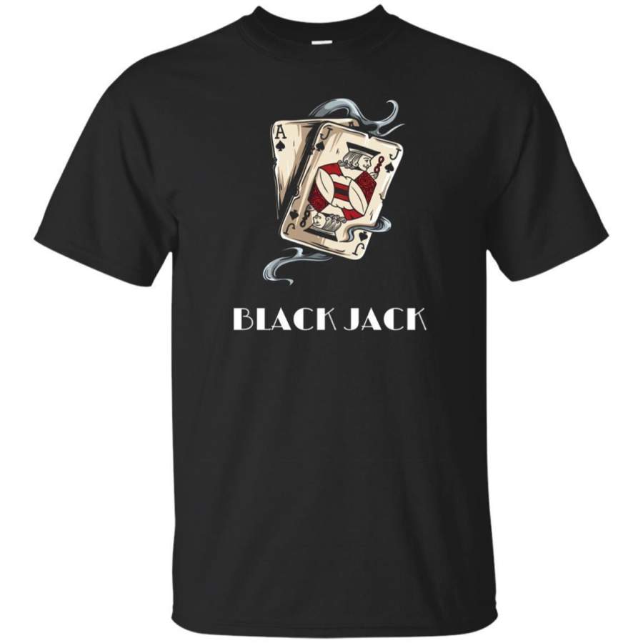 AGR Blackjack T Shirt Jack Of Spades, Ace Of Spades – Lucky Tee