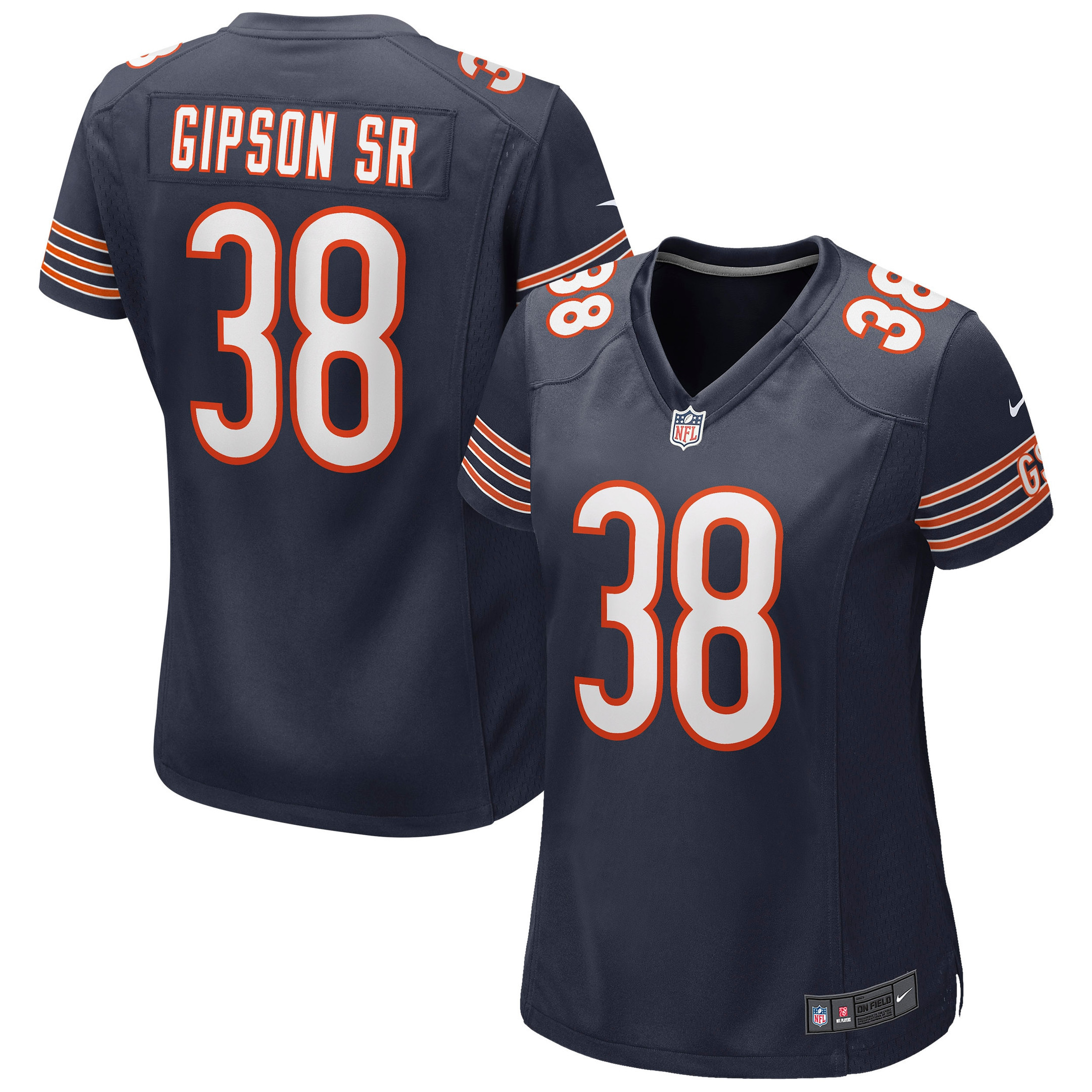 Tashaun Gipson Chicago Bears Womens Game Jersey – Navy NFL