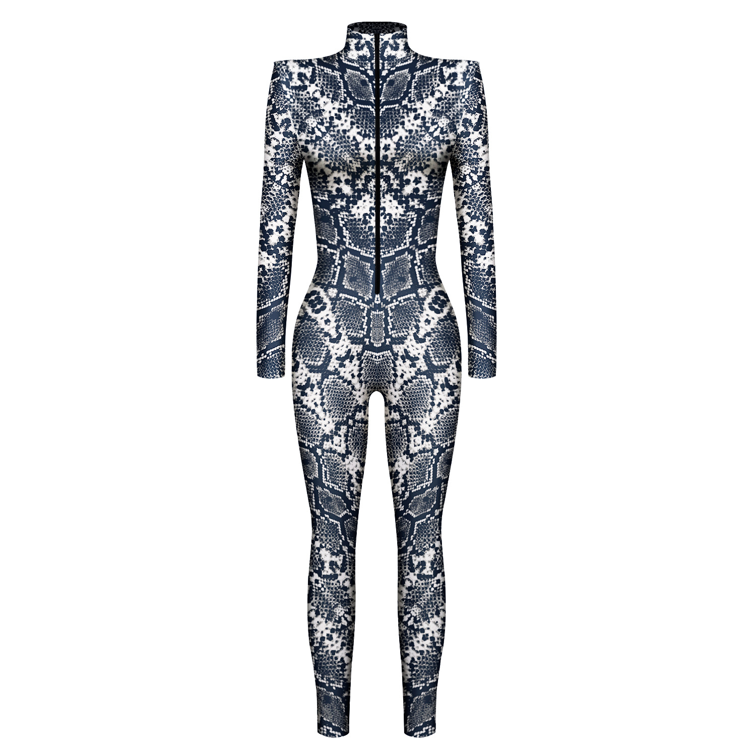 Zentai Robot Punk Skeleton Steampunk Jumpsuit Sexy Halloween Party Cosplay Costume Slim Women Bodysuit Fancy Dress Role Play alx