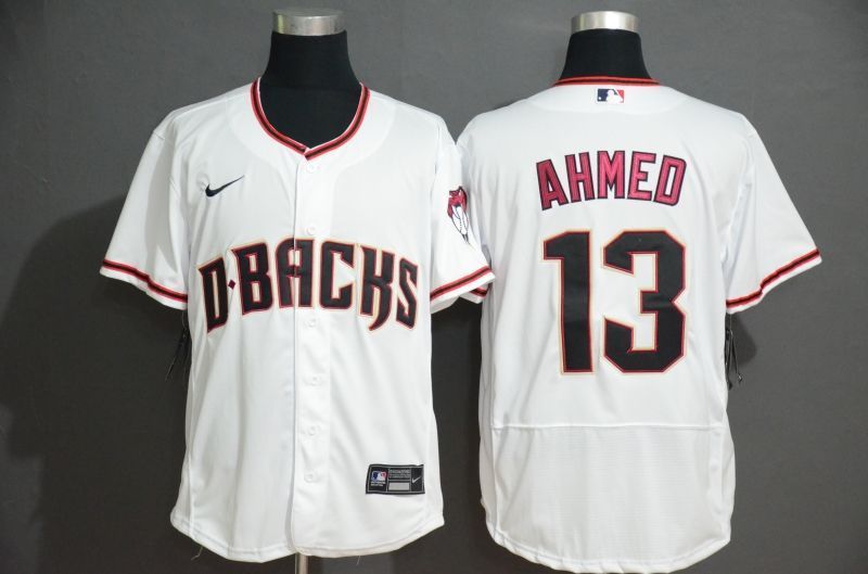 Arizona Diamondbacks Nick Ahmed #13 2020 MLB White Jersey