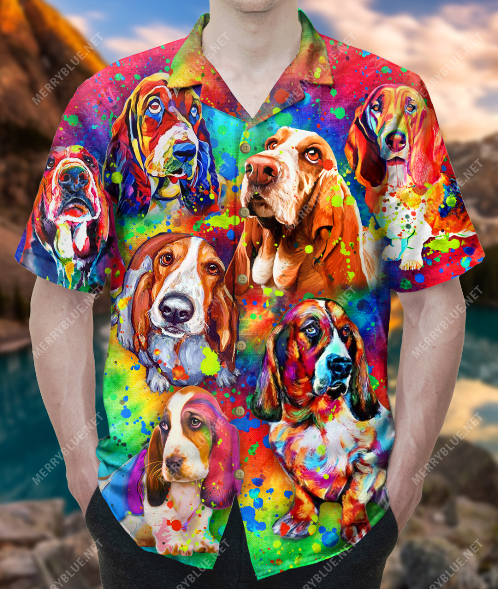 Love Is Being Owned By A Basset Hound Unisex Hawaii Shirt Ha16738