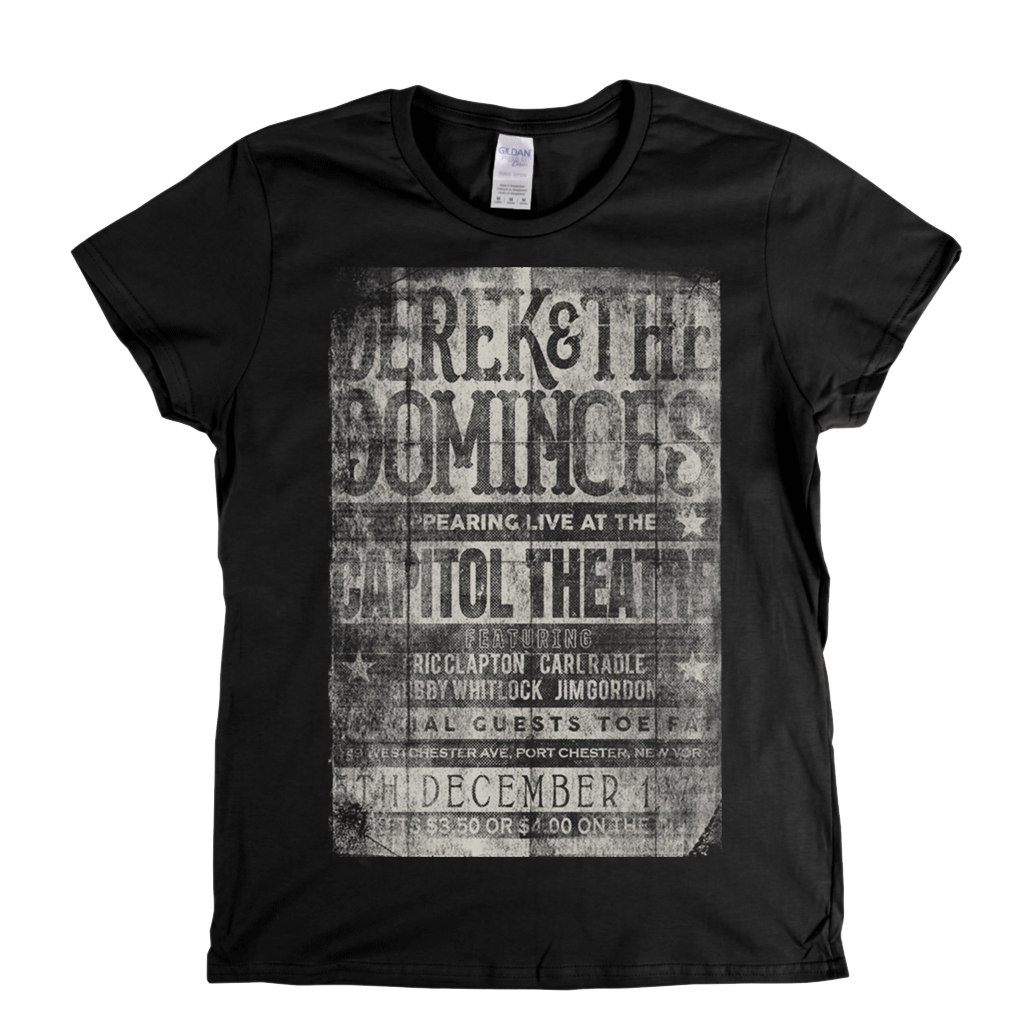 Derek And The Dominoes Poster Womens T-Shirt