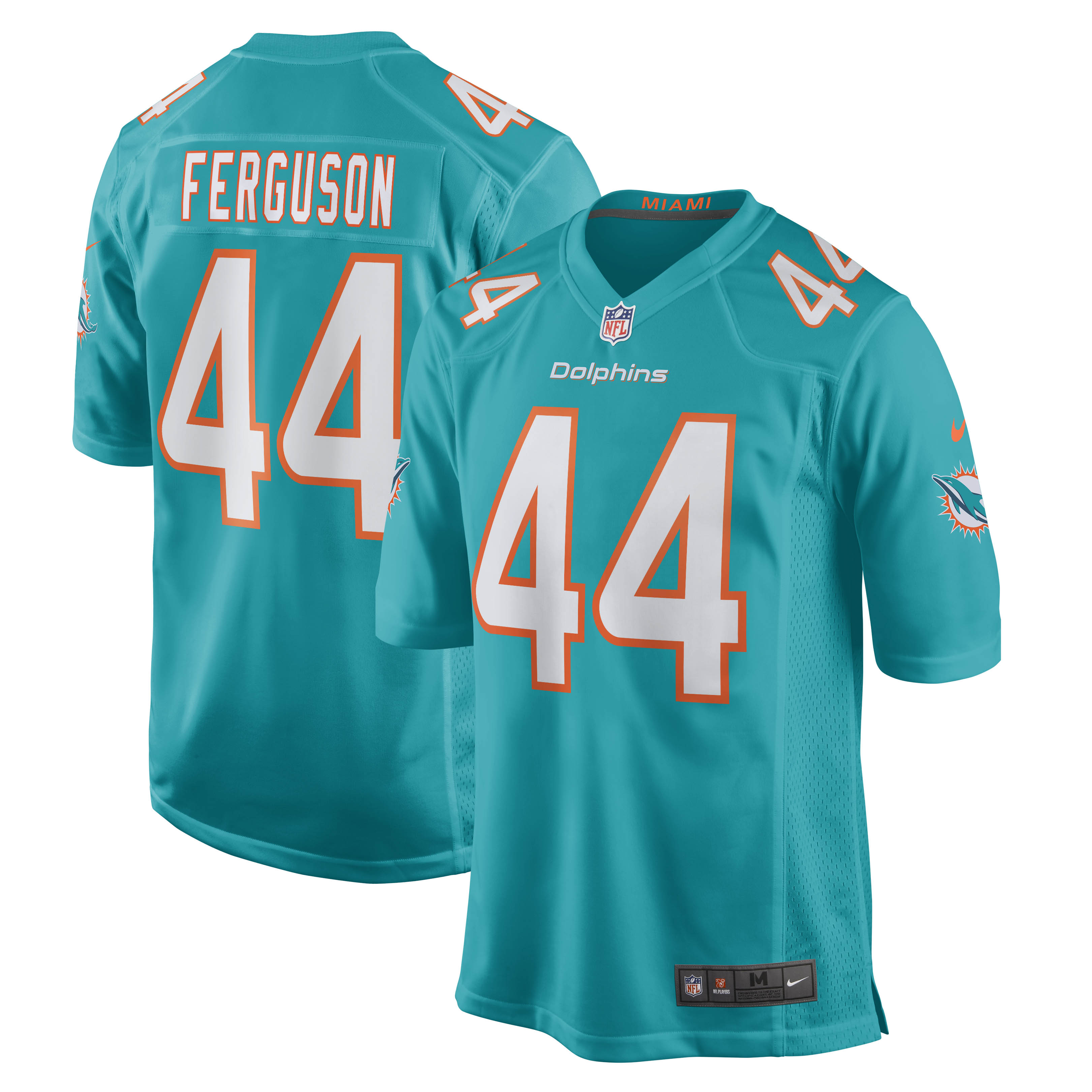 Blake Ferguson Miami Dolphins Game Player Jersey – Aqua