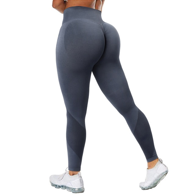 Solid Scrunch Butt Lifting Booty High Waisted Gym Tights Push Up Leggings Jnc Products Store 0812