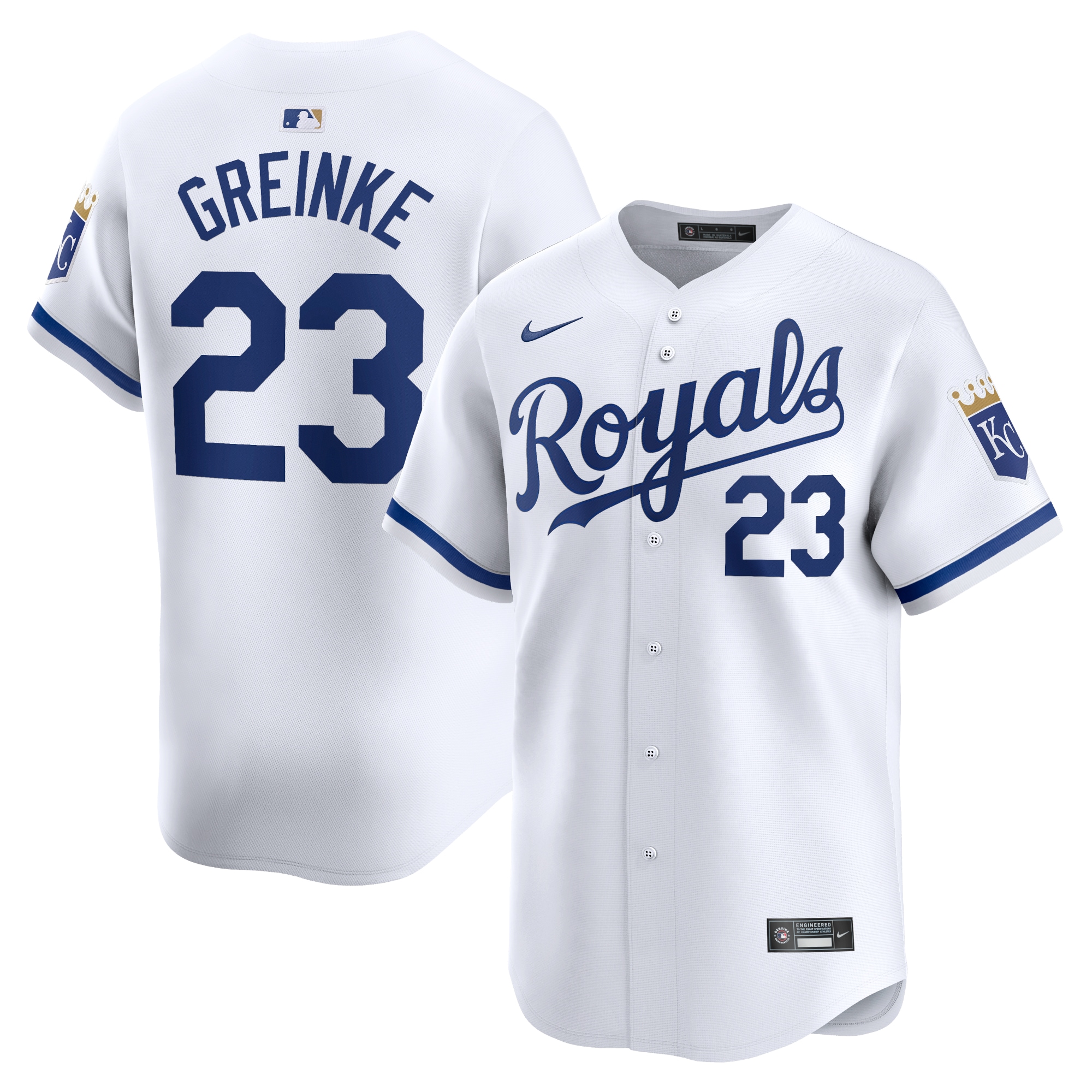 Zack Greinke Kansas City Royals Home Limited Player Jersey – White